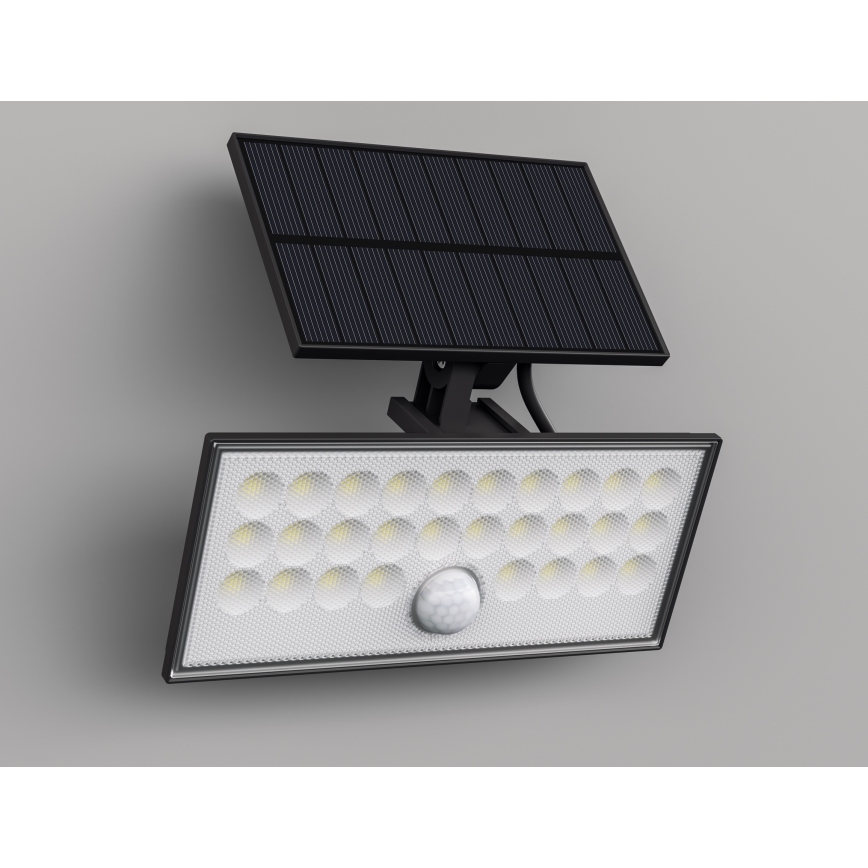 Top Light - LED Solar wall floodlight with sensor HELEON VARIO LED/8W/3,7V IP65 4000K 2200 mAh + remote control