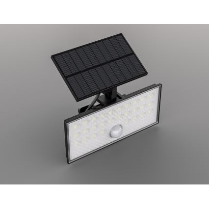 Top Light - LED Solar wall floodlight with sensor HELEON VARIO LED/8W/3,7V IP65 4000K 2200 mAh + remote control