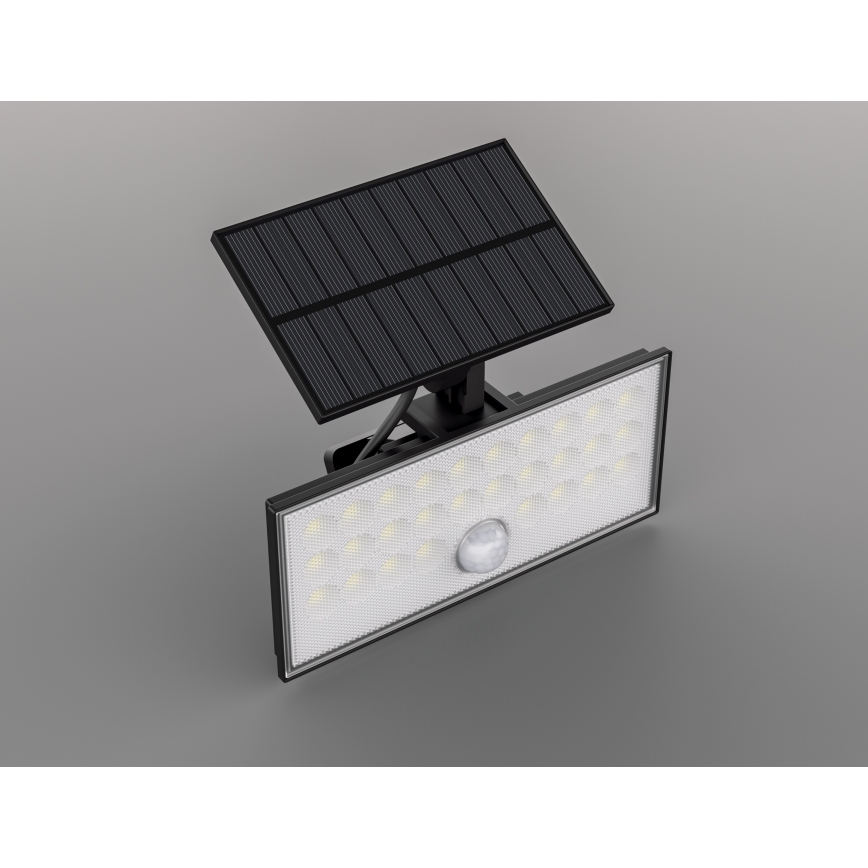 Top Light - LED Solar wall floodlight with sensor HELEON VARIO LED/8W/3,7V IP65 4000K 2200 mAh + remote control