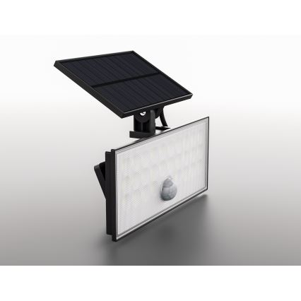 Top Light - LED Solar wall floodlight with sensor HELEON VARIO LED/8W/3,7V IP65 4000K 2200 mAh + remote control