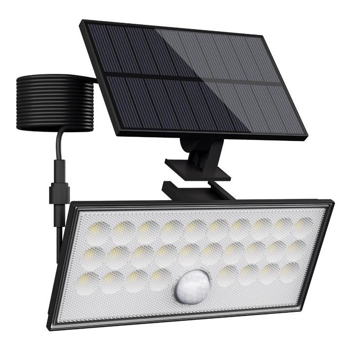 Top Light - LED Solar wall floodlight with sensor HELEON VARIO LED/8W/3,7V IP65 4000K 2200 mAh + remote control