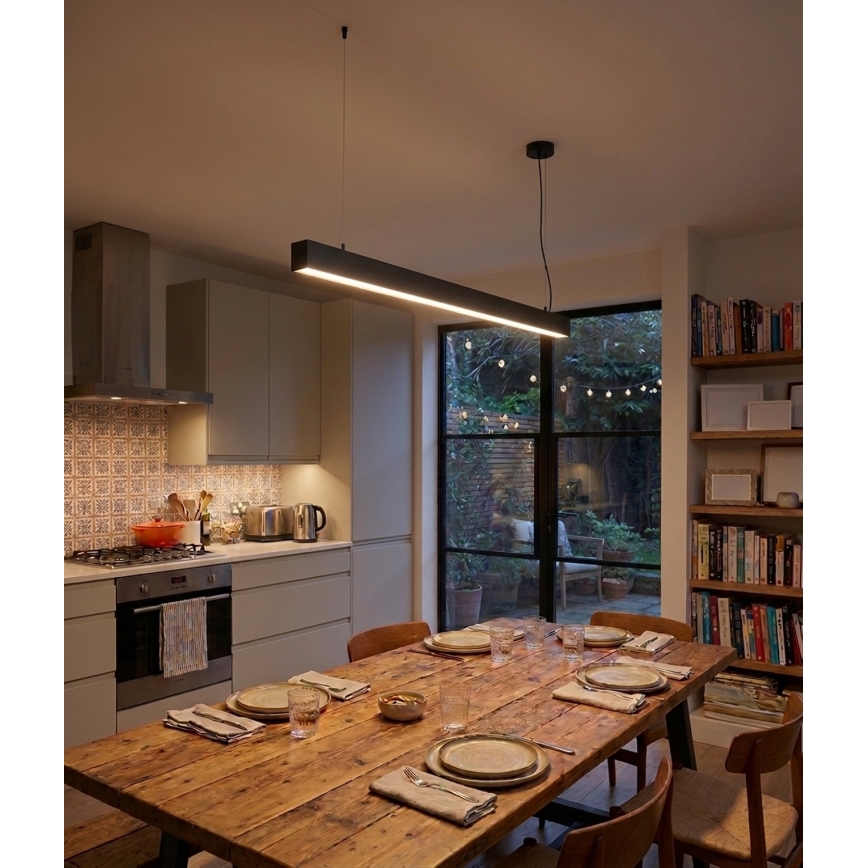 Top Light - LED ceiling surface-mounted pendant light HORIZON LED/40W/230V 3000/4000/6500K black