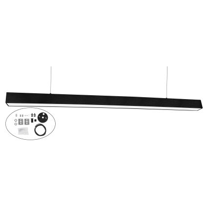 Top Light - LED ceiling surface-mounted pendant light HORIZON LED/40W/230V 3000/4000/6500K black