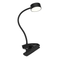 Top Light - LED Touch Dimmable Table Lamp with Clip BELLA LED/4.8W/5V 3000-6500K Black