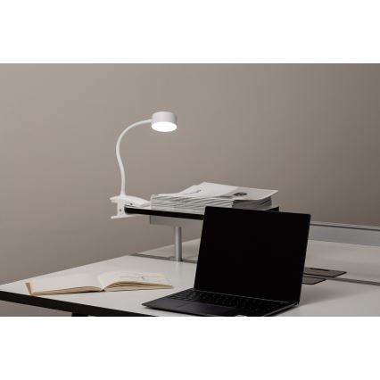 Top Light - LED Touch Dimmable Table Lamp with Clip BELLA LED/4.8W/5V 3000-6500K White