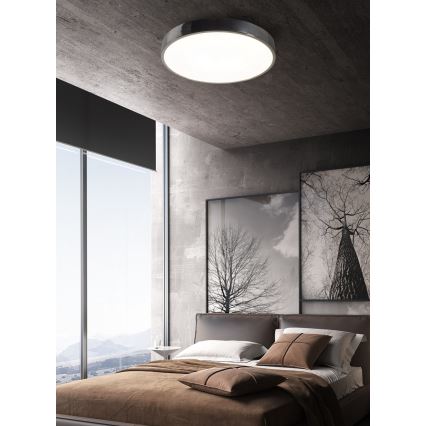 Top Light Metal 40CR RC - LED Dimmable ceiling light METAL LED/51W/230V shiny chrome + remote control