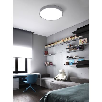 Top Light Metal 40S RC - LED Dimmable ceiling light LED/51W/230V grey + remote control