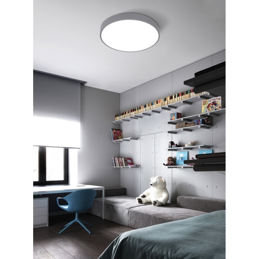 Top Light Metal 40S RC - LED Dimmable ceiling light LED/51W/230V grey + remote control