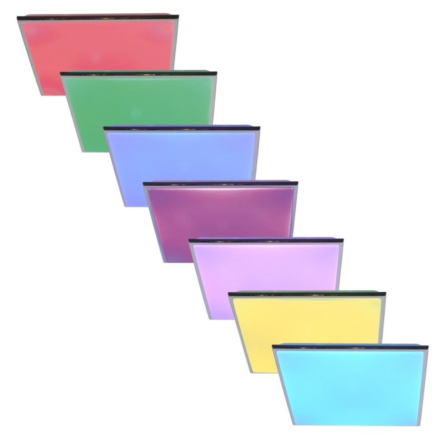 Top Light Silver H MAX SMART - LED RGB Dimmable ceiling light SILVER LED/60W/230V Tuya + remote control