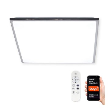 Top Light Silver H MAX SMART - LED RGB Dimmable ceiling light SILVER LED/60W/230V Tuya + remote control