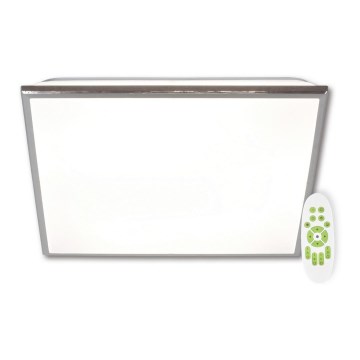 Top Light Silver HXL RC - LED Dimmable ceiling light with remote control SILVER LED/51W/230V
