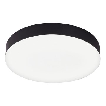 Top Light - SPIRIT LED Bathroom Ceiling Light, 24W/230V, Selectable 3000/4000/6500K, IP44, Ø 30 cm, Black