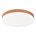 Top Light - SPIRIT LED Bathroom Ceiling Light LED/36W/230V 3000/4000/6500K IP44 Ø 40 cm Brown