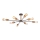 Top Light Star 8 - Chandelier on a pole STAR 8xE27/40W/230V pine