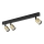 TOP Spotlight 3x GU10/10W/230V Black/Gold
