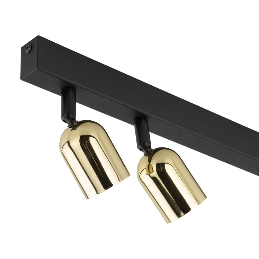 TOP Spotlight 3x GU10/10W/230V Black/Gold