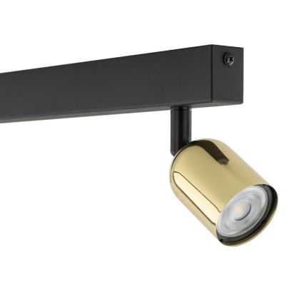 TOP Spotlight 3x GU10/10W/230V Black/Gold