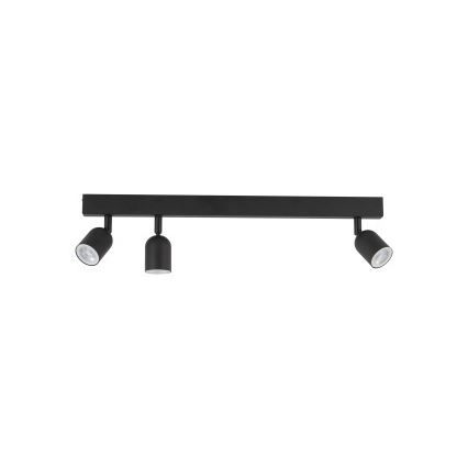 TOP Spotlight 3xGU10/10W/230V Black