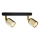 TOP Spotlight Fixture 2xGU10/10W/230V Black/Gold