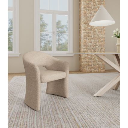 TORI Dining Chair with Armrests, Beige