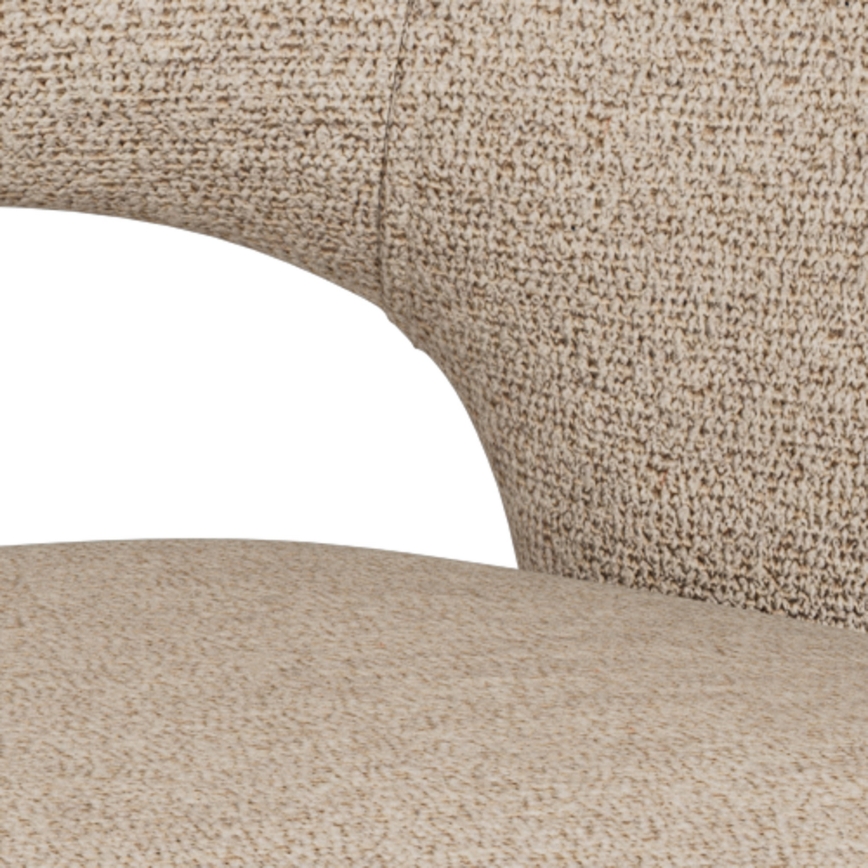 TORI Dining Chair with Armrests, Beige