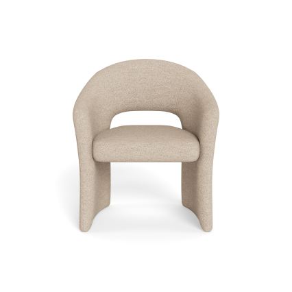TORI Dining Chair with Armrests, Beige
