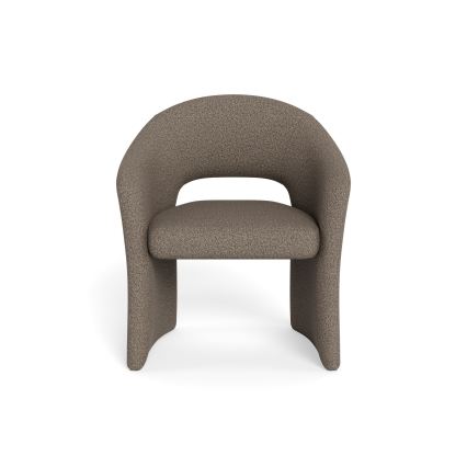 TORI Taupe Dining Chair with Armrests