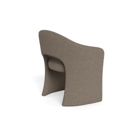 TORI Taupe Dining Chair with Armrests