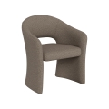 TORI Taupe Dining Chair with Armrests