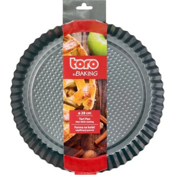 TORO 28 cm Black Pie Pan