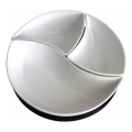 TORO 3-piece ceramic and wood bowl set with tray