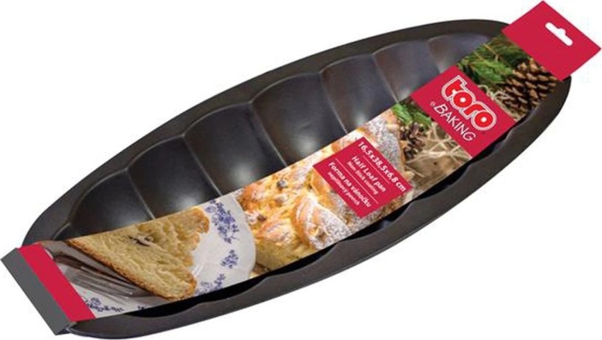 TORO Braided Christmas Loaf Mold, Black