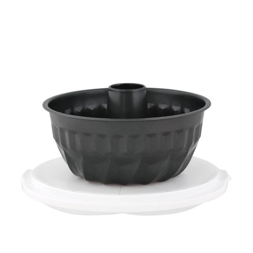 TORO Bundt Pan with Tray and Lid – Black