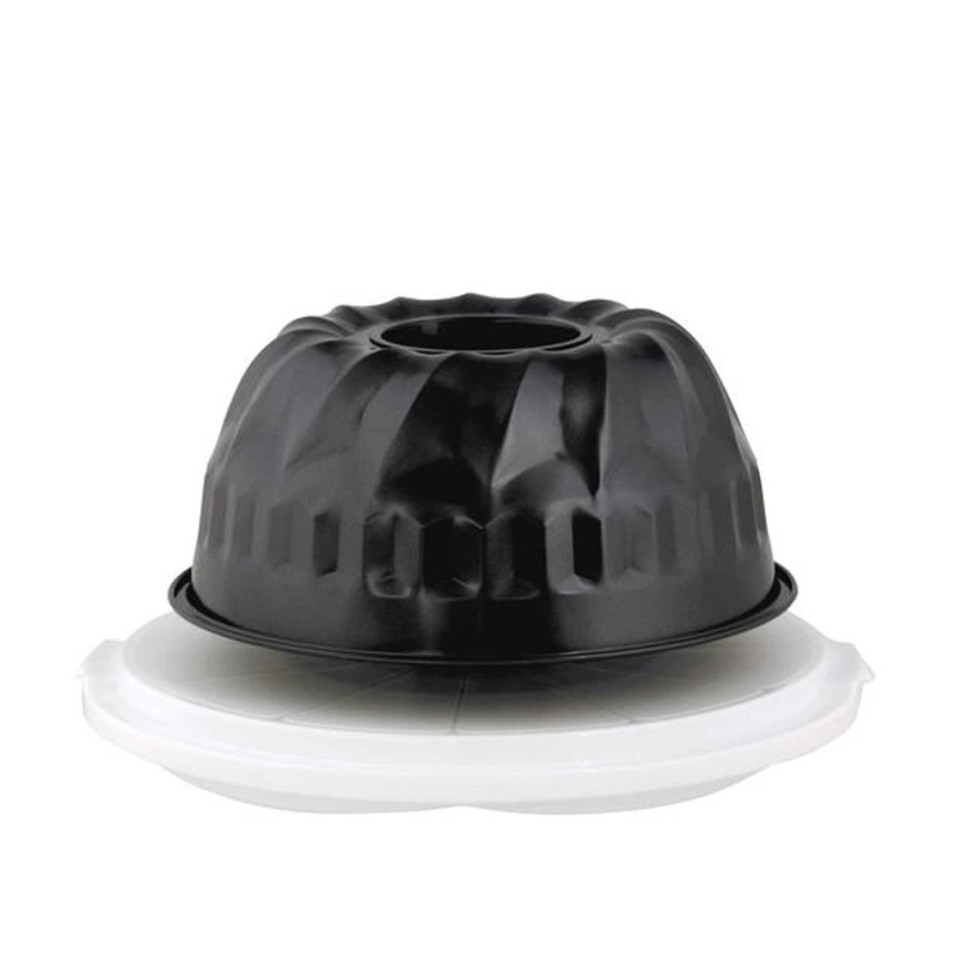 TORO Bundt Pan with Tray and Lid – Black