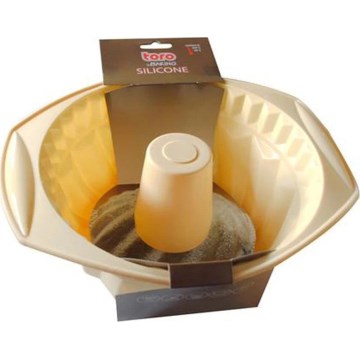 TORO Cream Silicone Bundt Pan