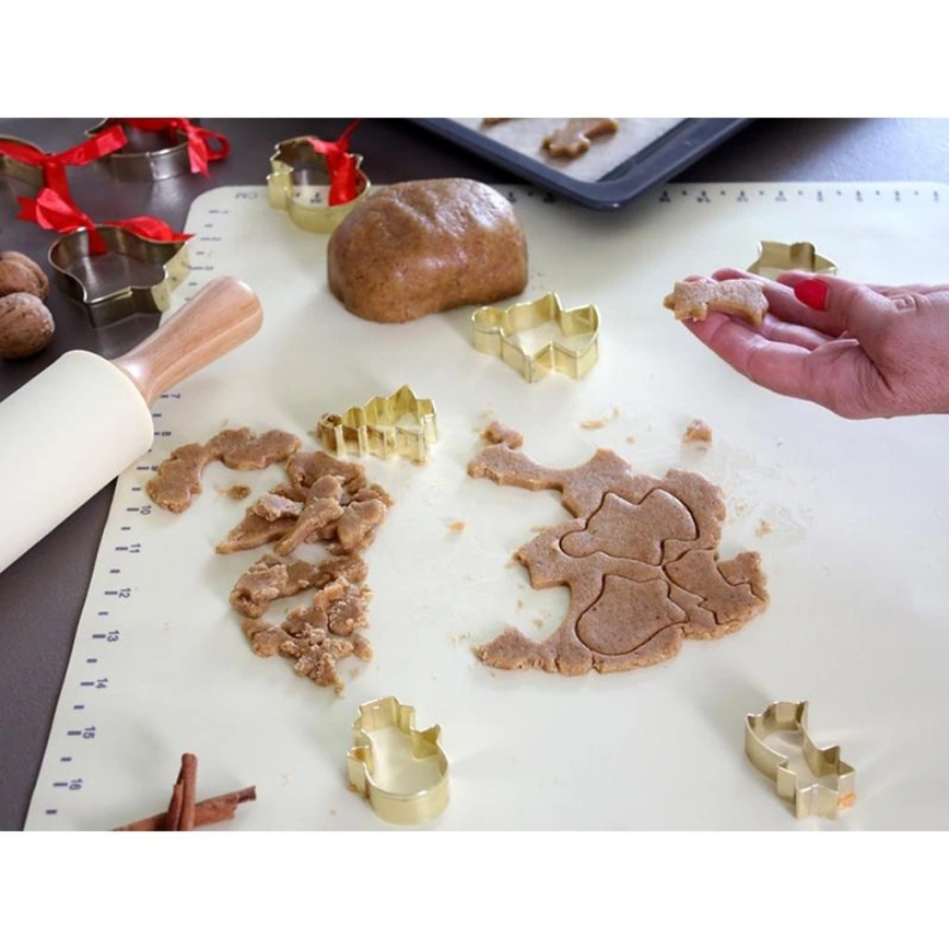 TORO Silicone Baking Mat 52 x 42 cm, Cream