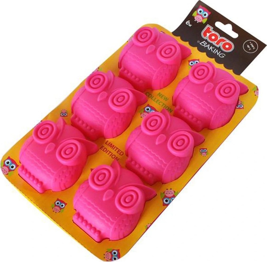 TORO Silicone Muffin Mold, Pink