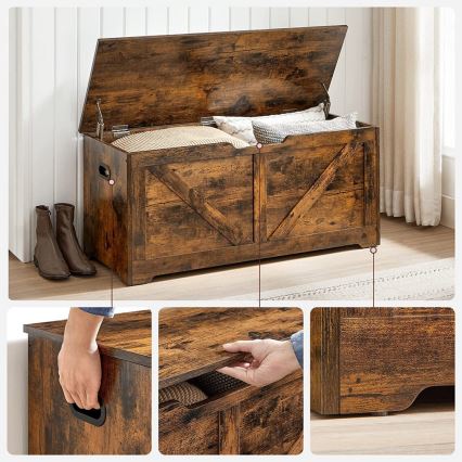 TOVIAN Shoe Cabinet, Brown