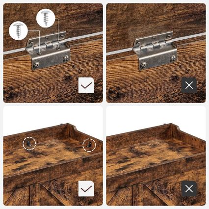 TOVIAN Shoe Cabinet, Brown