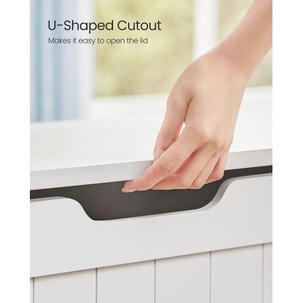 TOVIAN White Shoe Cabinet