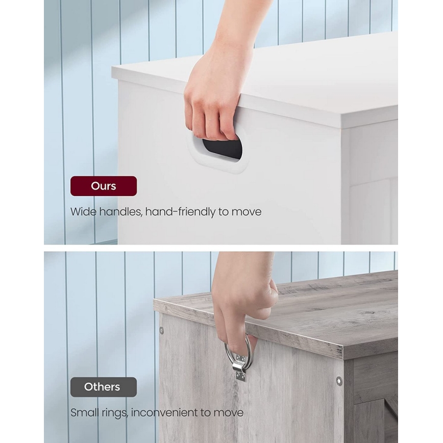 TOVIAN White Shoe Cabinet