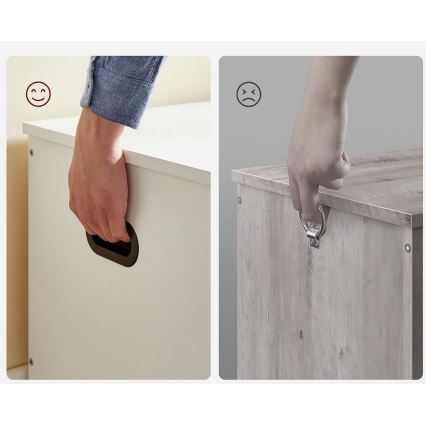 TOVIAN White Storage Chest