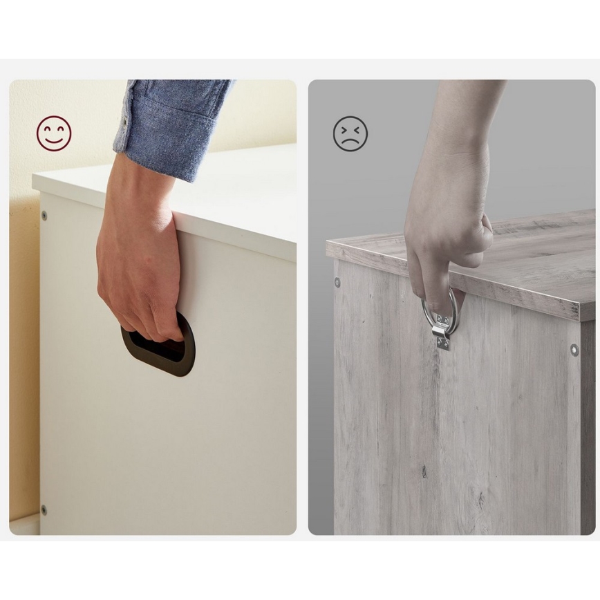 TOVIAN White Storage Chest