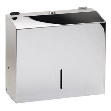 Towel Dispenser 28 x 24.5 cm, Stainless Steel/Silver