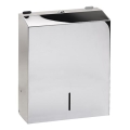 Towel dispenser 28x35 cm stainless steel/silver