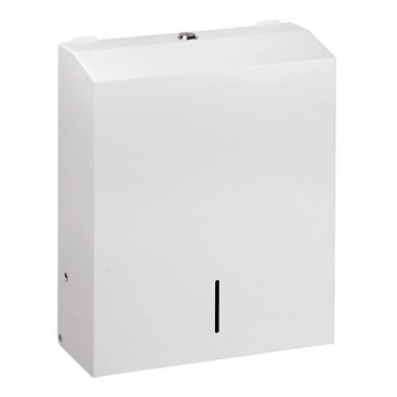 Towel Dispenser 28x35 cm, Stainless Steel/White