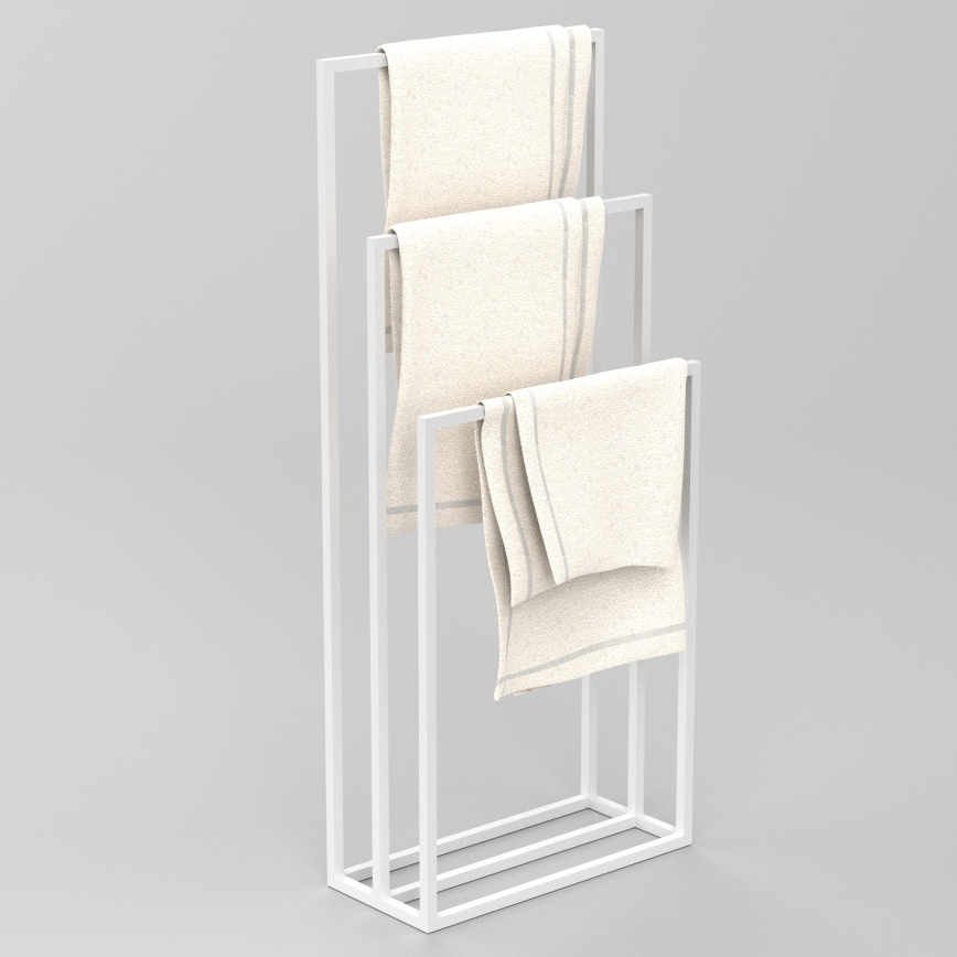 Towel holder 105x45 cm white