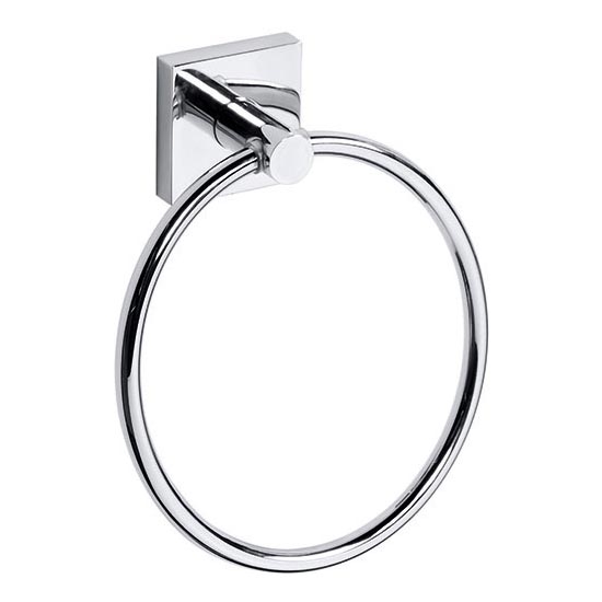 Towel holder 16,8x18,8 cm silver