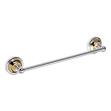 Towel Holder, 36.5 x 6.5 cm, Silver/Gold Finish