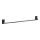 Towel holder 64.5 x 7.2 cm, stainless steel/black